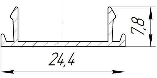 Алюминиевый профиль АД4008