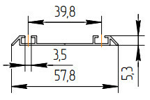 Направляющая нижняя 6 м