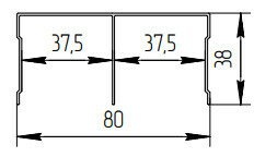 Направляющая верхняя 6 м