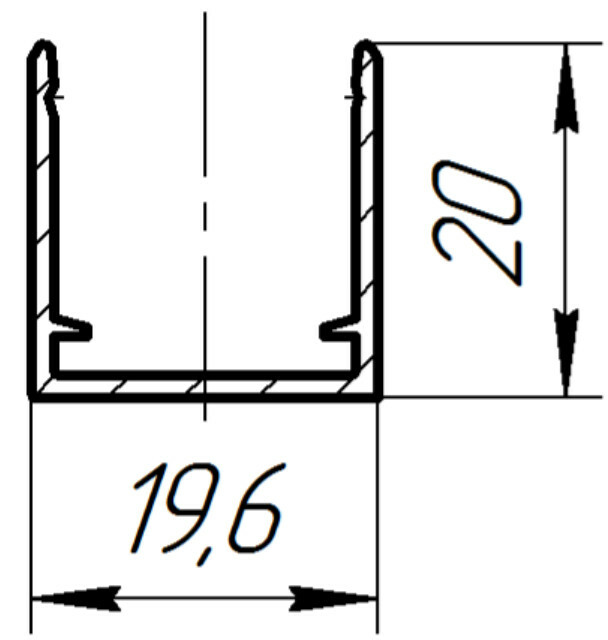 АД1913 Профиль стартовый усиленный